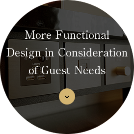 More Functional Design in Consideration of Guest Needs